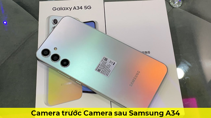 Camera trước Camera sau Samsung A34