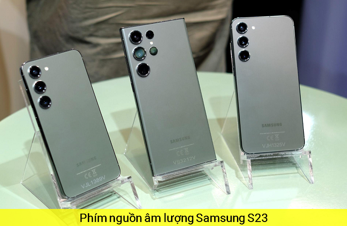 Phím Nguồn Phím âm lượng Samsung S23