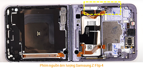 Thay Phím Nguồn Âm lượng Samsung Z Flip4