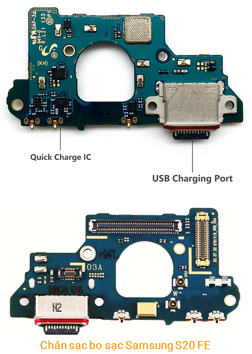 Chân Sạc Bo sạc Samsung S20 FE