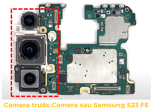 Camera trước Camera sau Samsung S23 FE