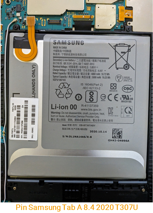 thay Pin Samsung Tab A 8.4