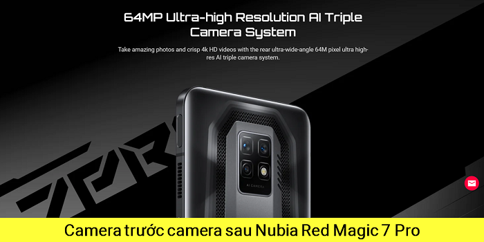 Thay Camera trước sau Nubia Red Magic 7 Pro