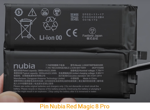 Thay Pin Nubia Red Magic 8 Pro