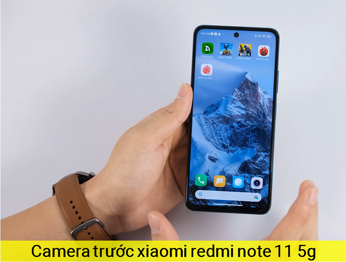 Camera trước Xiaomi Redmi Note 11 5G