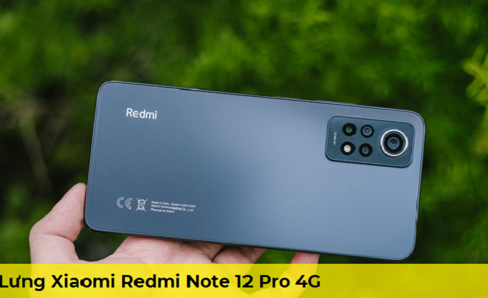 Lưng Xiaomi Redmi Note 12 Pro 4G