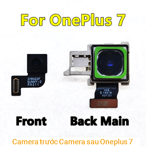 Camera trước Camera sau Oneplus 7