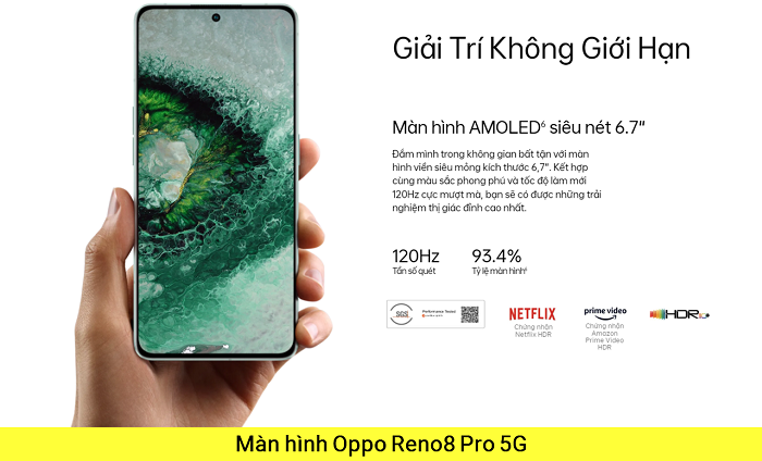 Màn hình Oppo Reno8 Pro 5G