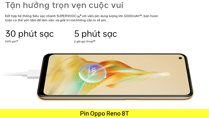 Pin Oppo Reno 8T 