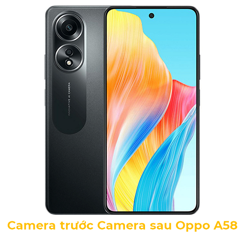 Camera trước Camera sau Oppo A58