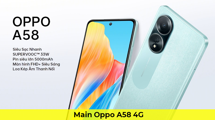 Main Oppo A58