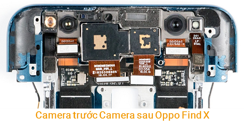 Camera trước Camera sau Oppo Find X