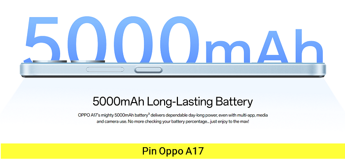 Thay pin điện thoại Oppo A17 5G