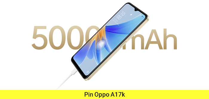 Pin Oppo A17k