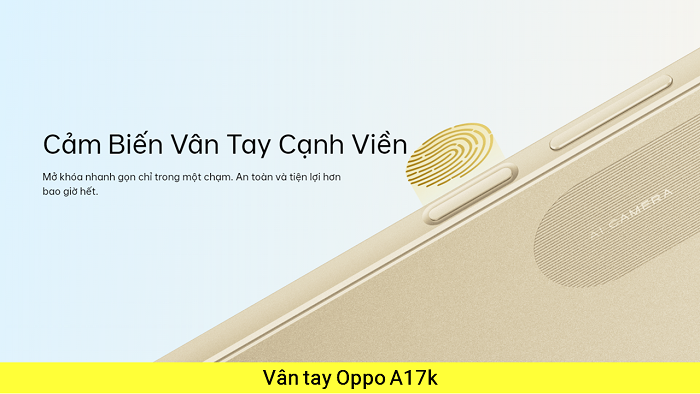 Cảm biến vân tay Oppo A17k