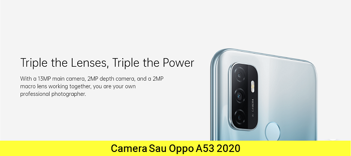 Camera trước Camera Sau Oppo A53 2020 