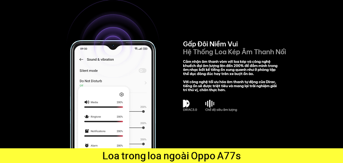 Loa trong Loa ngoài Oppo A77s