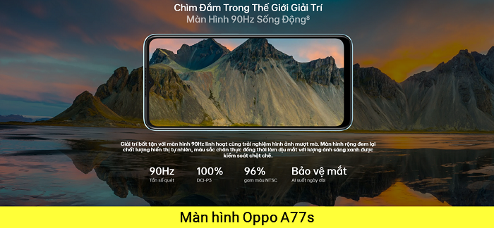 Màn hình Oppo A77s