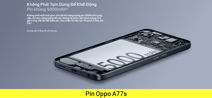 Pin Oppo A77s