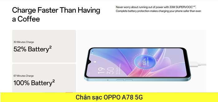 Chân sạc Oppo A78 5G