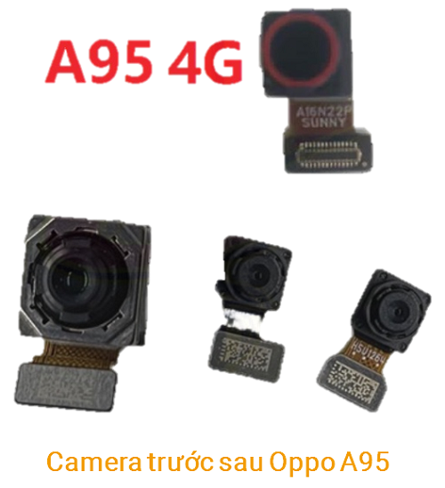 Camera trước camera sau Oppo A95 