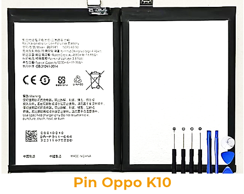 Pin Oppo K10