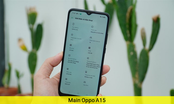 Main Oppo A15