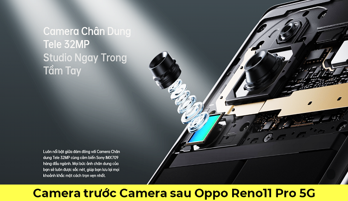 Camera trước Camera sau Oppo Reno11 Pro 5G