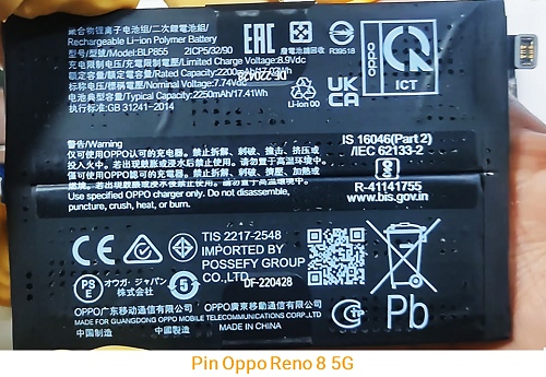 Pin Oppo Reno 8 5G