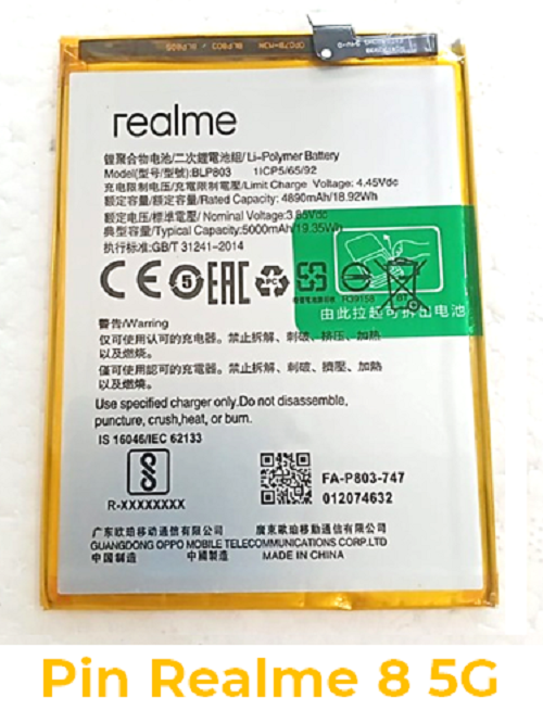 Pin Realme 8 5G RMX3241