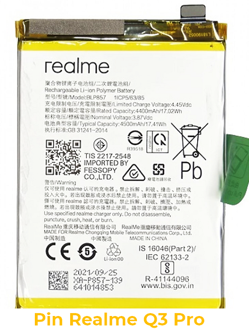 Pin Realme Q3 Pro