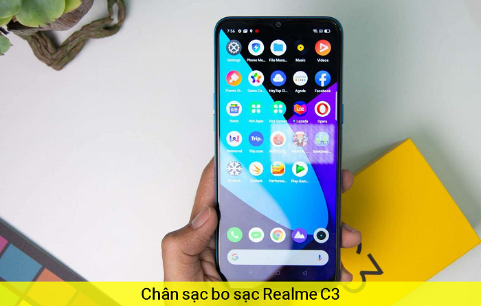 Chân Sạc bo sạc Realme C3