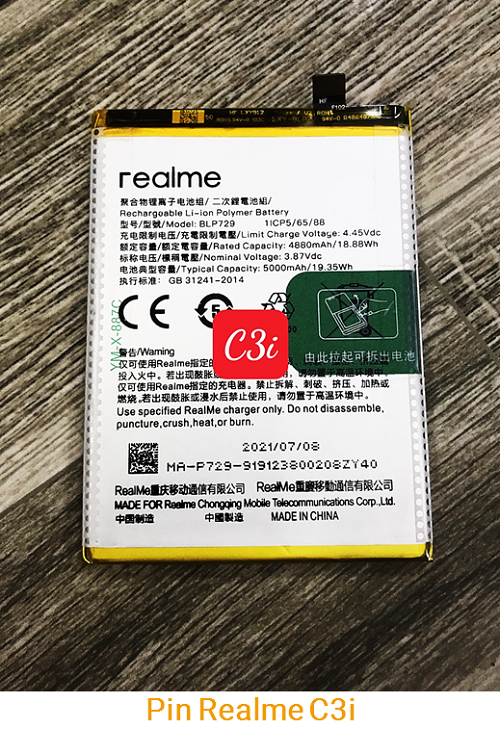 Pin Realme C3i