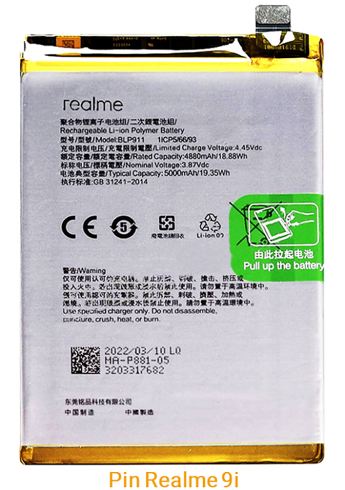 Pin Realme 9i