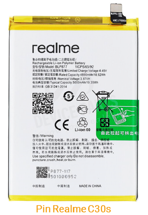  Pin Realme C30s