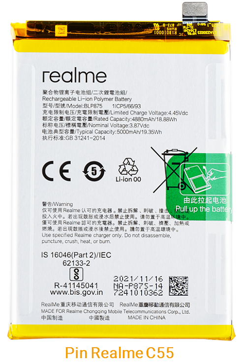 Pin Realme C55