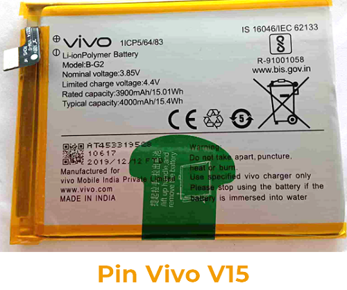 Pin Vivo V15