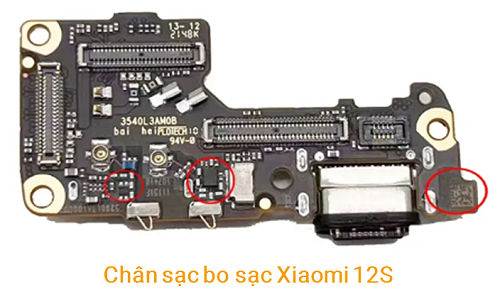 Thay Chân Sạc Bo sạc Xiaomi Xiaomi 12S