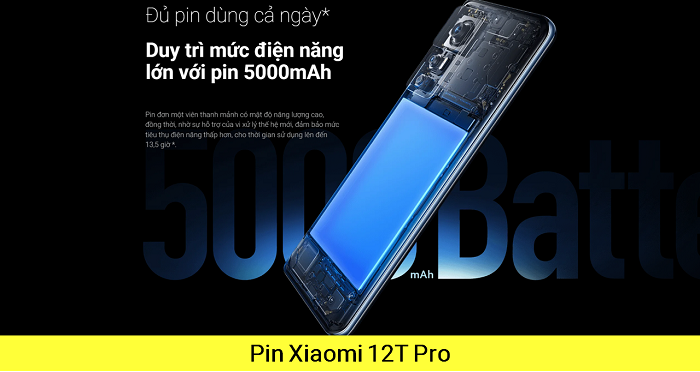 Thay Pin Xiaomi 12T Pro