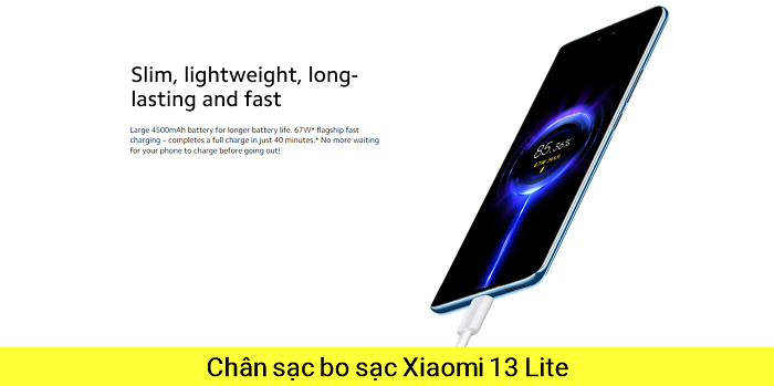 Thay Chân Sạc Bo sạc Xiaomi Xiaomi 13 Lite