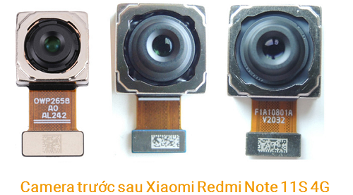 Camera trước Camera sau Xiaomi Redmi Note 11S