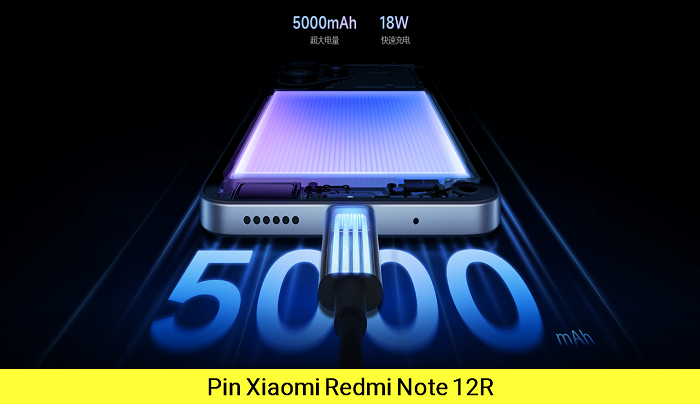 Pin Xiaomi Redmi Note 12R