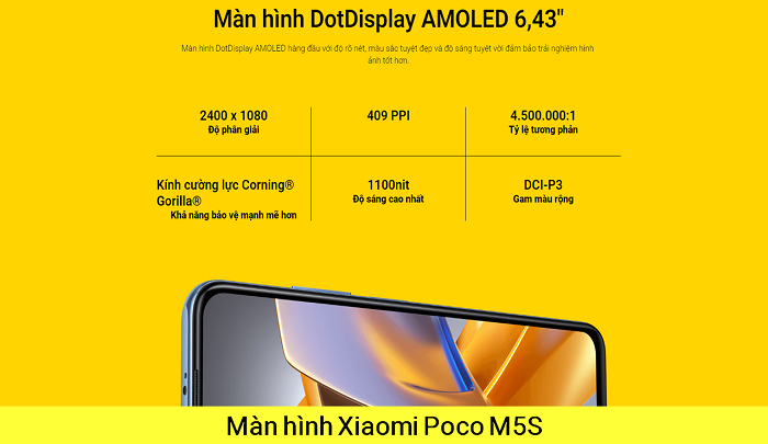 Màn Hình Xiaomi Poco M5S