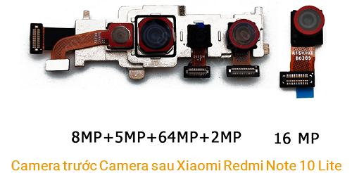 Camera trước Camera sau Xiaomi Redmi Note 10 Lite