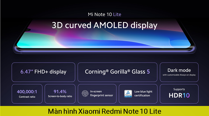 Màn Hình Xiaomi Redmi Note 10 Lite