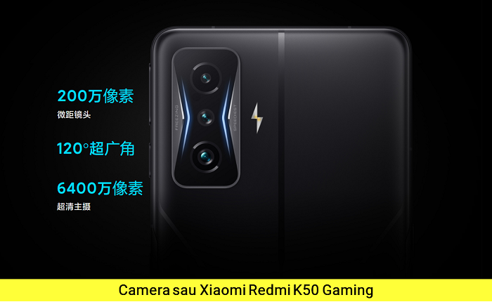 Camera trước Camera Sau Xiaomi Redmi K50 Gaming