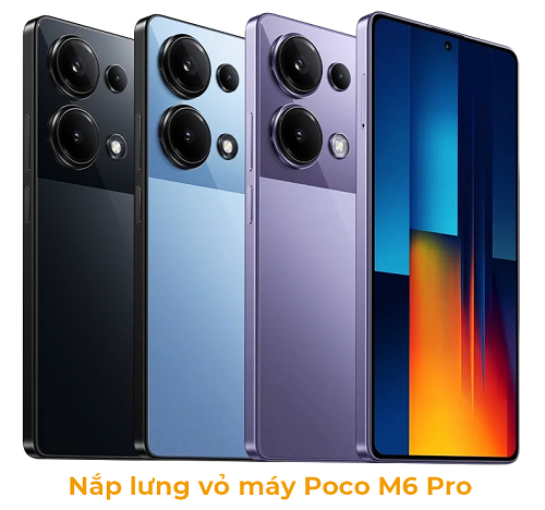 Nắp Lưng Vỏ máy Xiaomi Poco M6 Pro