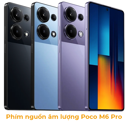 Phím Nguồn âm lượng  Xiaomi Poco M6 Pro