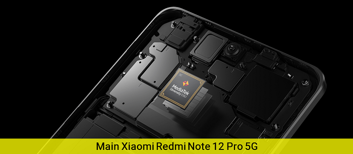 main điện thoại Xiaomi Redmi Note 12 Pro 5G