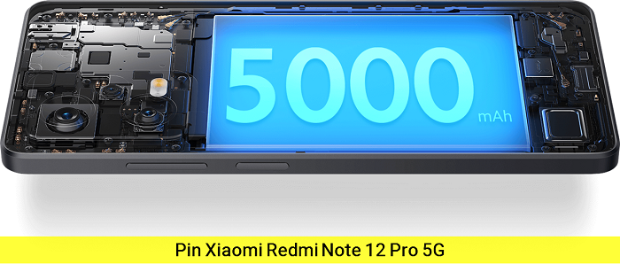 Pin Xiaomi Redmi Note 12 Pro 5G